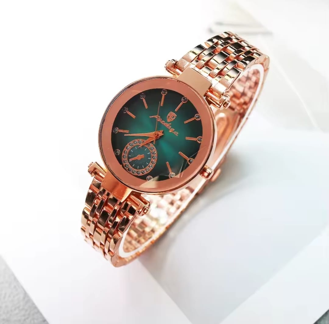 Reloj elegante de cristal